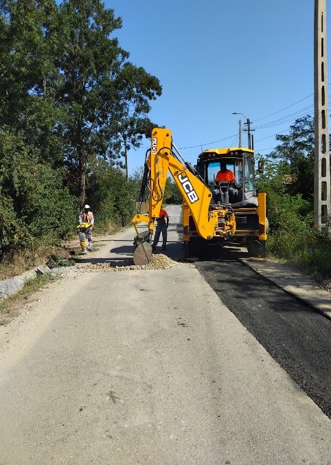 Str. Stejarului – refacere carosabil la starea inițială